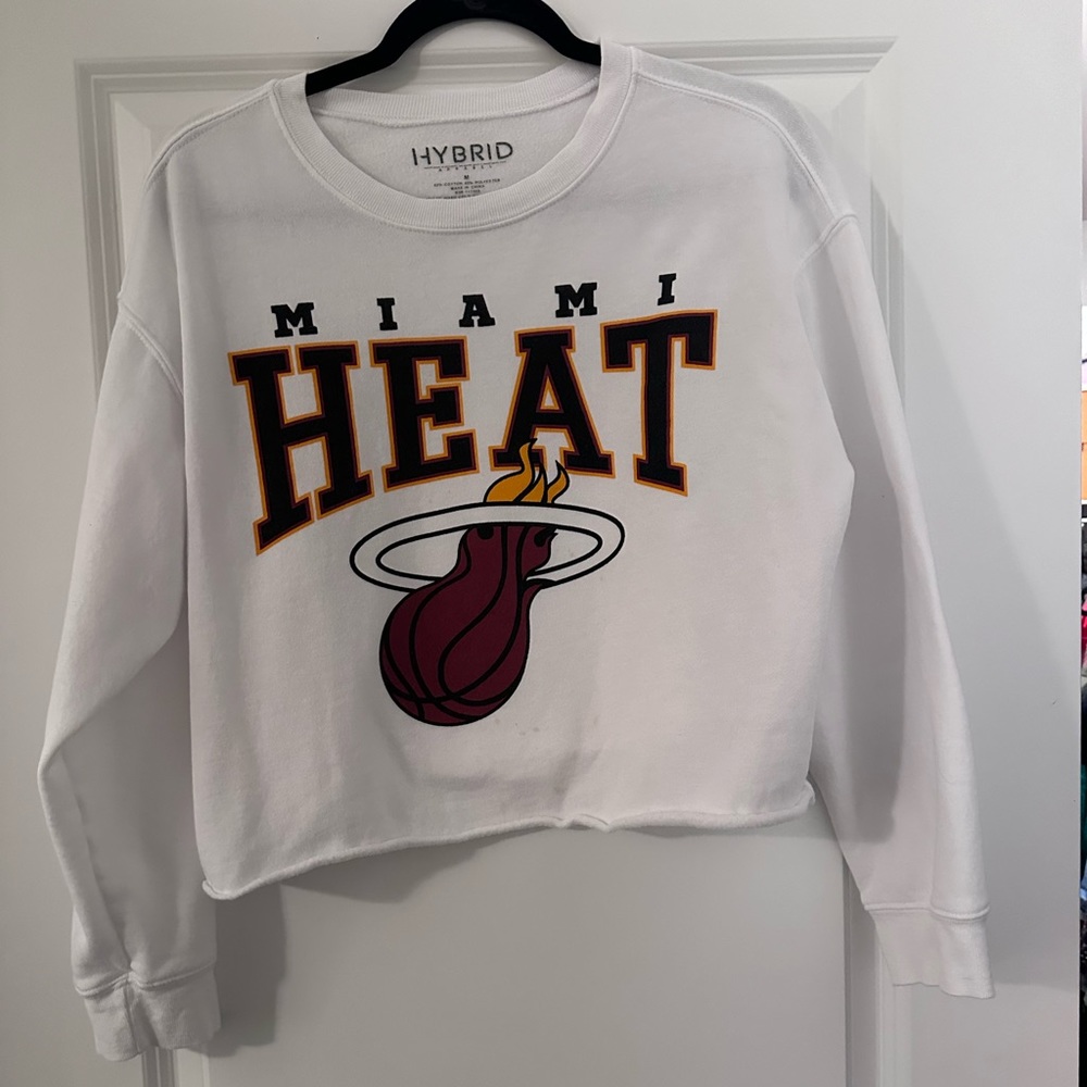 Miami Heat cropped sweater